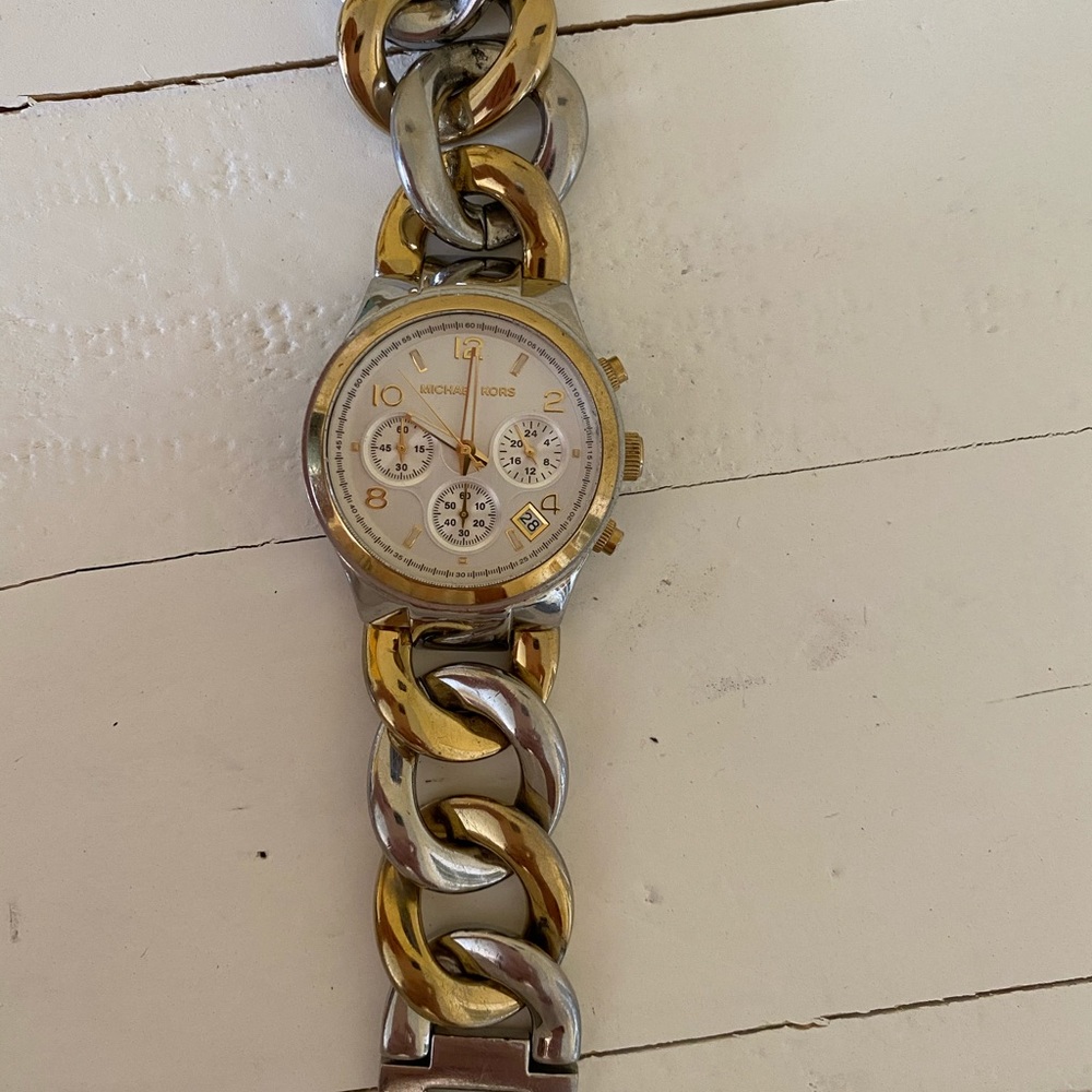 Michael Kors Gold & Silver Twist Watch MK-3199